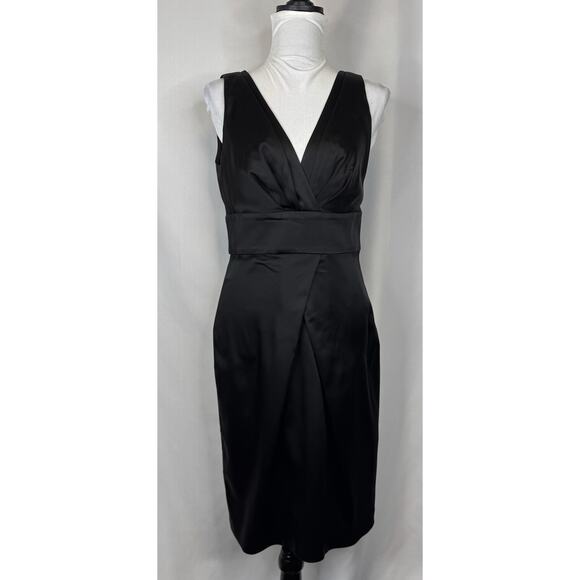 Calvin Klein Size 6 Black Sheath Dress Elegant Evening Cocktail Party Formal - Picture 1 of 9